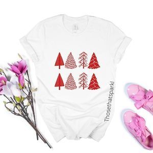 Christmas Tree T-shirt, Holiday shirt, ugly Christmas shirt, boho Christmas